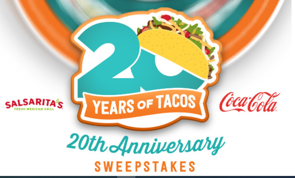 You are currently viewing Salsarita’s 20th Anniversary Sweepstakes