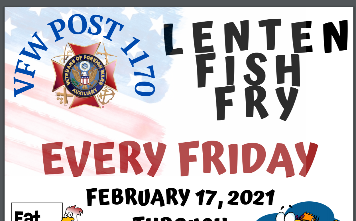 You are currently viewing VFW Lenten Fish Fry’s
