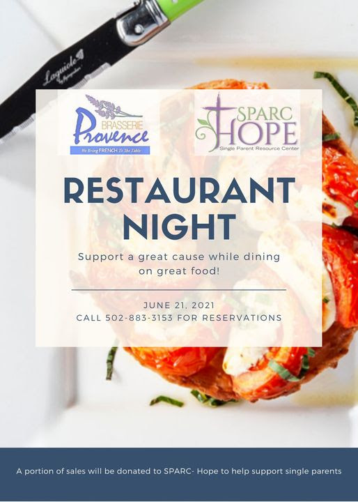 Read more about the article Restaurant Night to benefit SPARC Hope